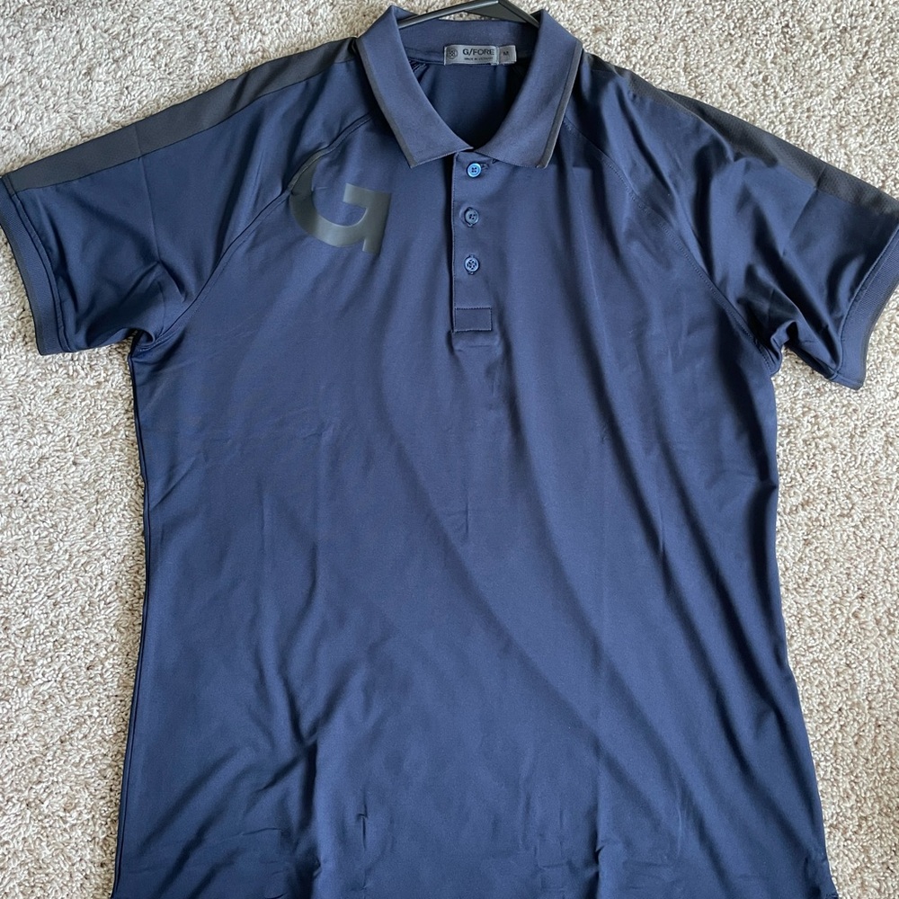 G/FORE Men's Navy Polo Shirt